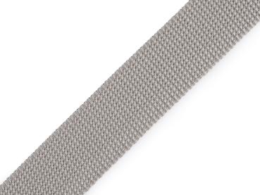 Gurtband Uni 30 mm Hellgrau